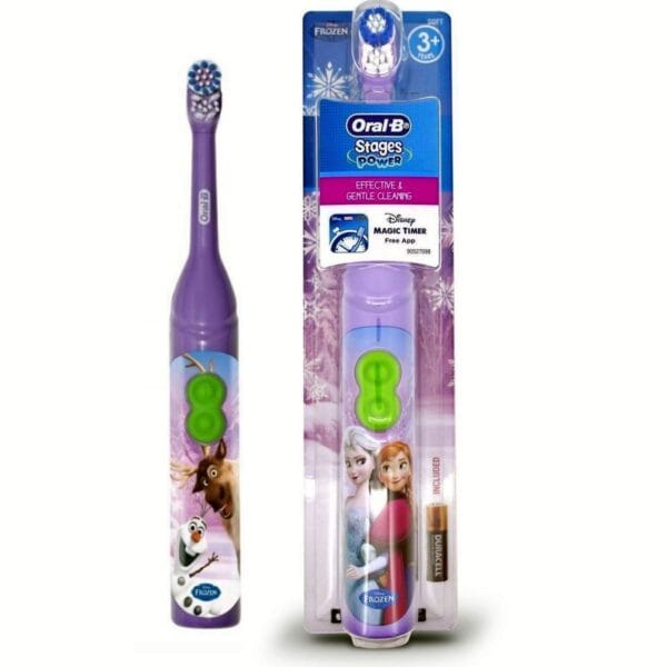 Oral B Disney Frozen Battery Operated Toothbrush RRP £18.95 CLEARANCE XL £6.99