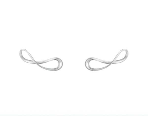 Georg Jensen Infinity Sterling Silver Ear Cuffs – Modern Elegant Design