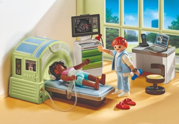 Playmobil Action Heroes -  Mri Scanner With Patient 71618