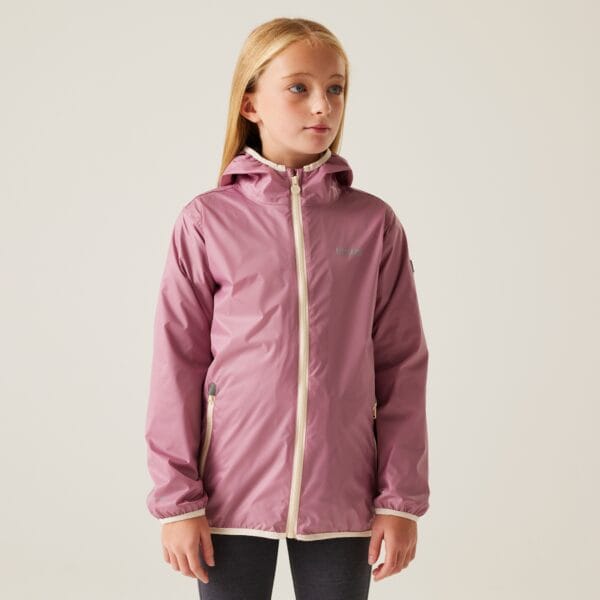 Kids' Lever II Waterproof Packaway Jacket | Lilas Light Vanilla
