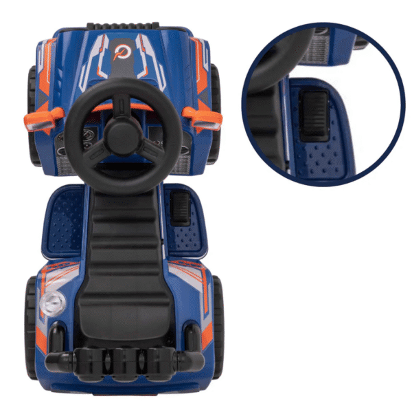 Evo 6V Kids Electric Ride On Blue Zoom 4X4 Truck