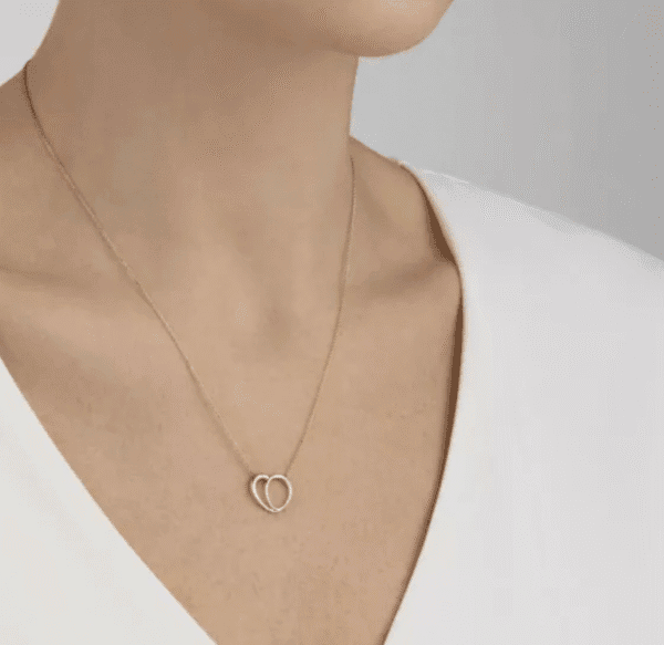 Georg Jensen Hearts of Gold Pendant