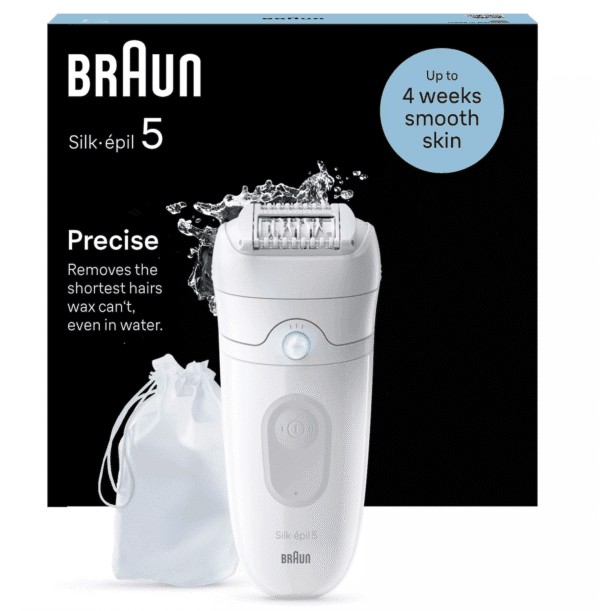 Braun Silk-épil 5, Epilator For Easy Hair Removal, Lasting Smooth Skin, 5-230