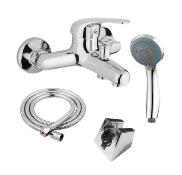 Accessories set Fontastock Bath/Shower Zinc