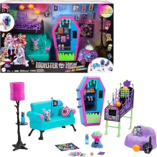 Monster High Student Lounge - Official Collectible Playset & Accessories