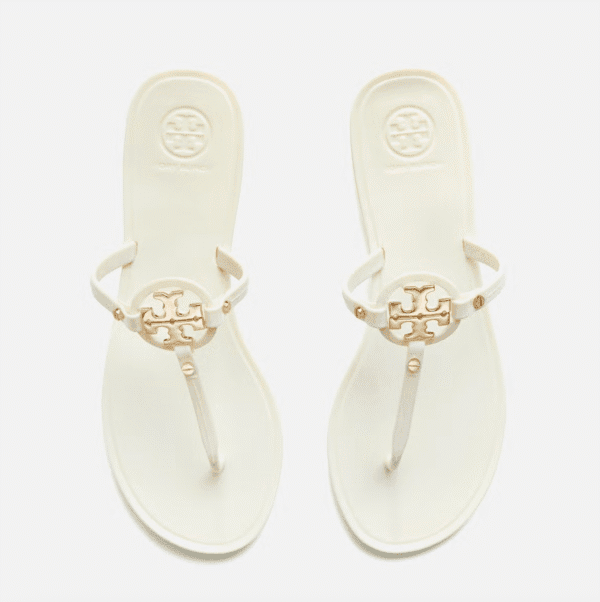 Tory Burch Women's Miller Rubber Sandals
Logo Sandals - New Ivory
