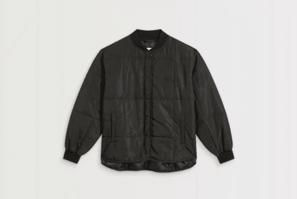 Arsenal Womens Holloway Social Club Black Puffer Jacket