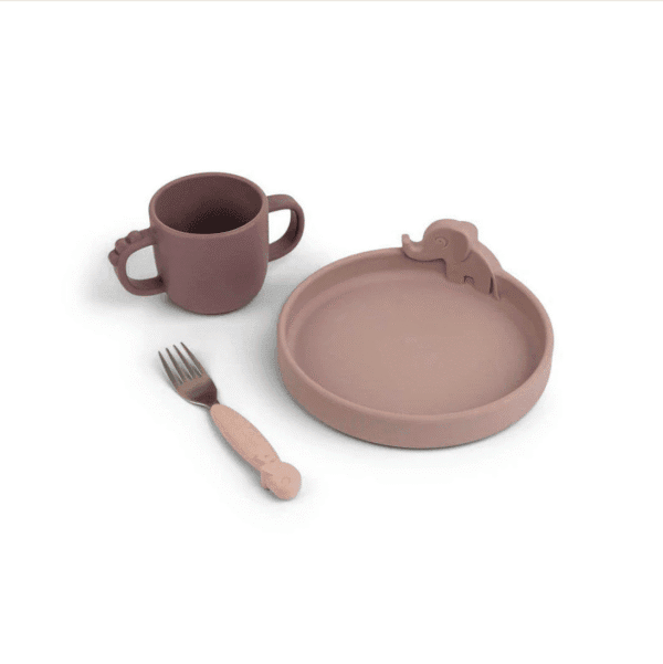 Done by Deer Peekaboo Dinner Set - Deer Friends - Powder