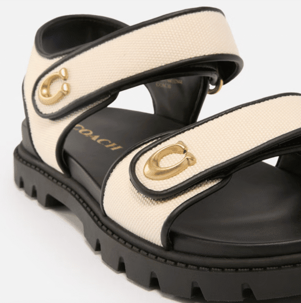 Coach Women's Brynn Canvas Sandals
