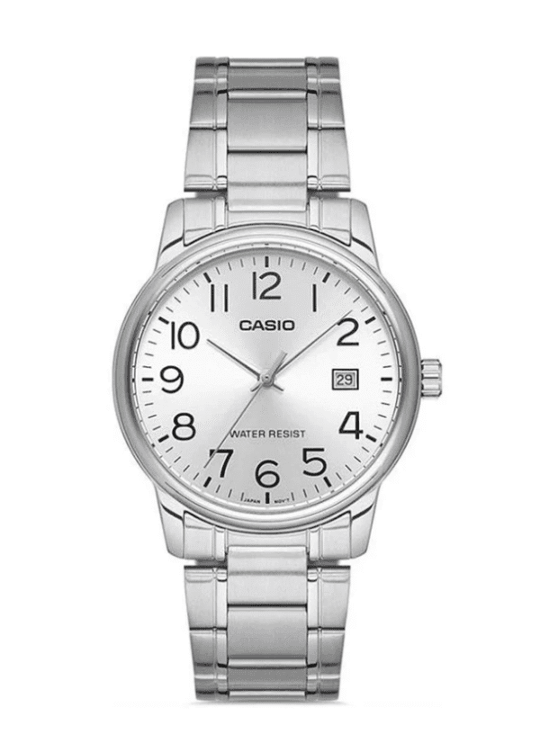 Casio MTP-V002D-7BUDF Men’s Watch – Classic Stainless Steel Analog Watch