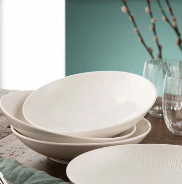 Belleek Living Erne Pasta Bowls Set of 4