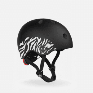 Scoot & Ride Helmet Zebra XXS-S – Adjustable Kids Safety Helmet