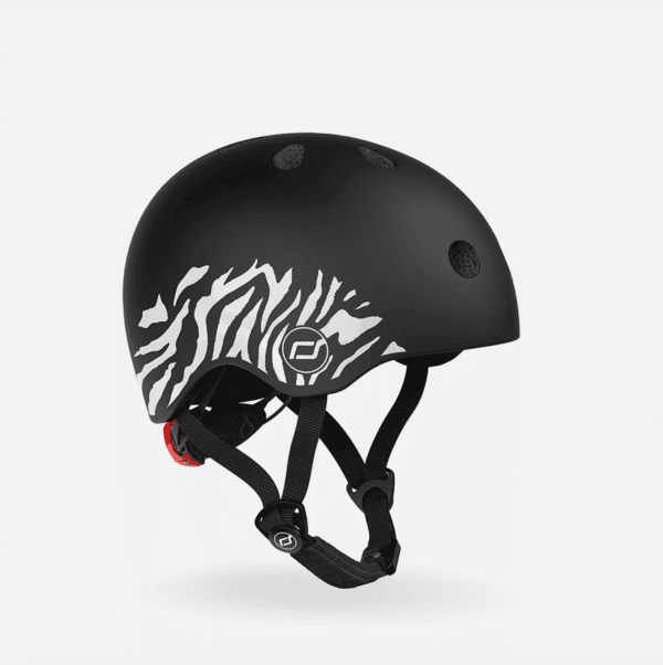 Scoot & Ride Helmet Zebra XXS-S – Adjustable Kids Safety Helmet