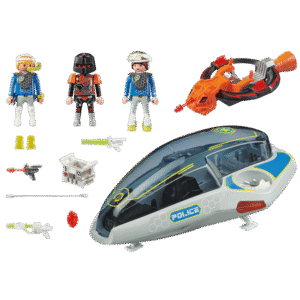 Playmobil Galaxy Police Glider – Space Chase Toy Set