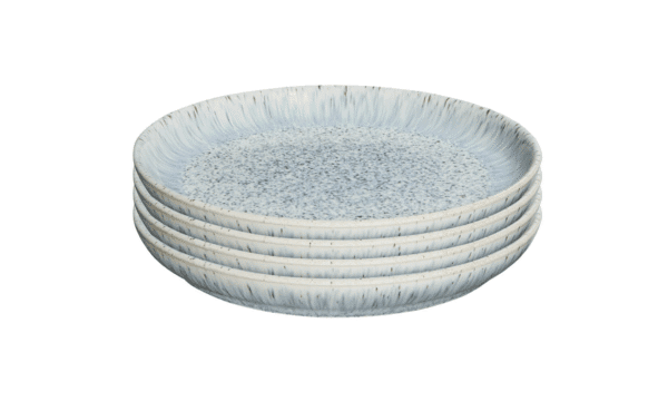Denby Halo Speckle Medium Plate - Set of 4