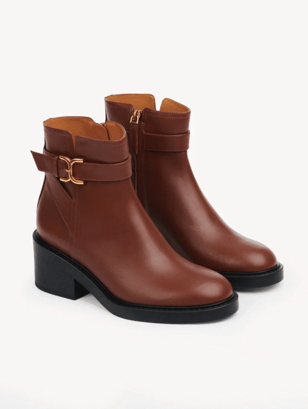 Chloé Marcie Ankle Boots Tan