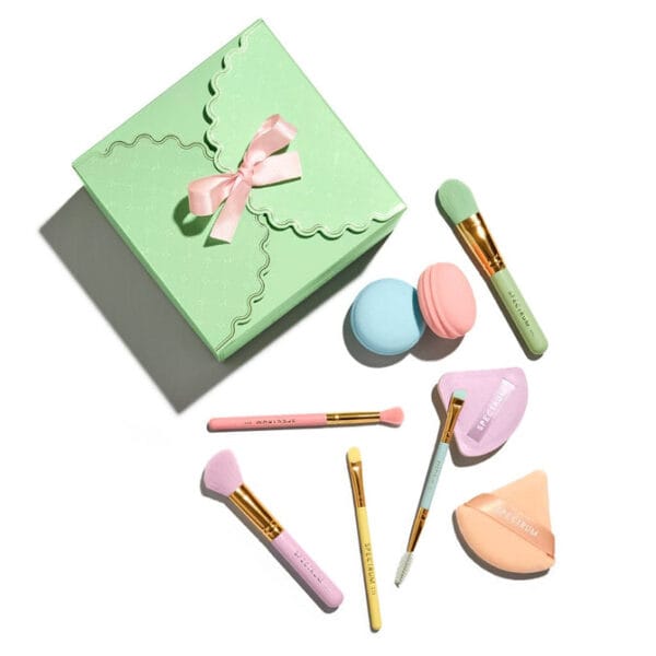 Spectrum Patisserie Box Makeup Brush Set – Vegan, Gift-Ready & Beautifully Designed