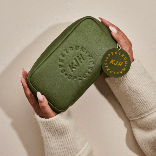 Katie Jane Hughes Makeup Bag – Stylish, Compact & Spill-Resistant