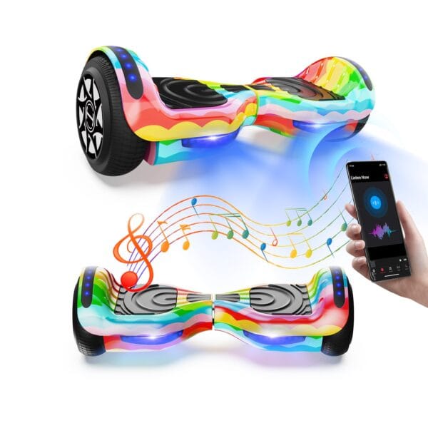 Ucity H1 Smart Balance Hoverboard – 700W Dual-Motor, 6.5″ Wheels (Adults)