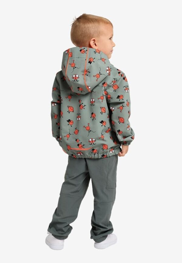 Jack Wolfskin Smileyworld 2L AOP Jkt K – Kids’ Waterproof Rain Jacket