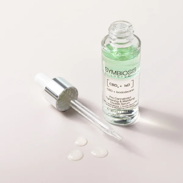 Symbiosis Pro Cannabidiol Tightening & Mattifying Double Serum – Sculpting Anti-Ageing Elixir