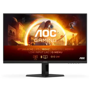 AOC 27G4XE Monitor – 27″ Full HD IPS 180Hz Gaming Display