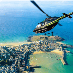 12 Mile Helicopter Flight with Bubbly & Chocolates – Gift Experience Voucher