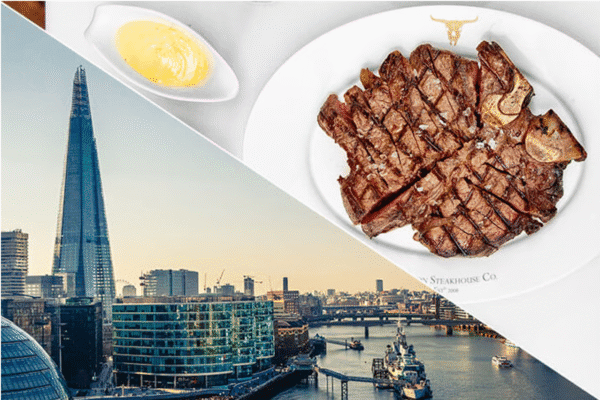 View from The Shard & Dining Experience at Marco Pierre White – 3-Course Meal & Cocktail for Two