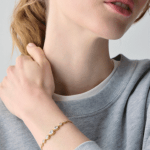 Kate Spade Gold Slider Bracelet – Elegant Adjustable Jewelry