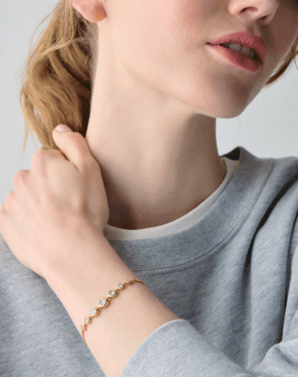 Kate Spade Gold Slider Bracelet – Elegant Adjustable Jewelry
