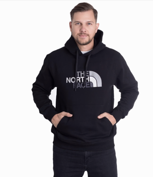 The North Face Drew Peak Embroidery Overhead Hoodie – Black Men’s Pullover