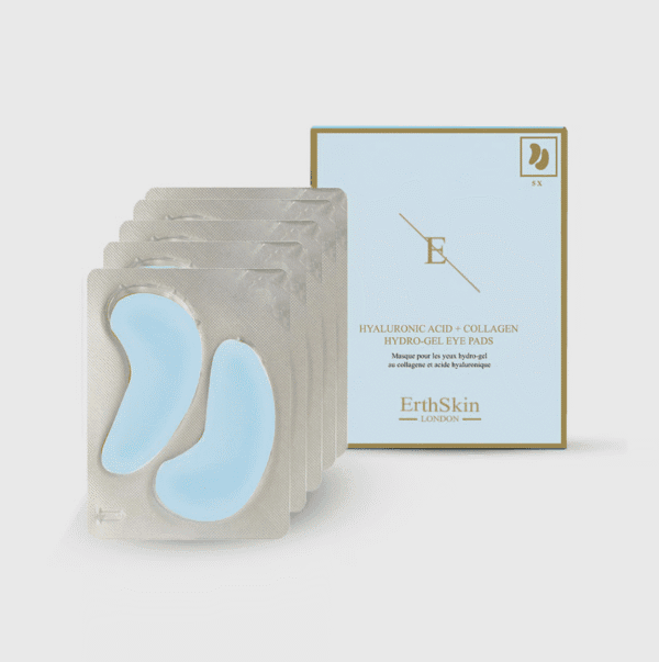 Erth Skin Hyaluronic Acid Collagen Hydrogel Eye Pads – 5 × 2 Pairs Rejuvenating