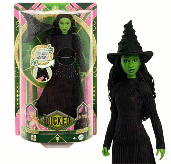 Wicked Elphaba Singing Doll – Musical Fashion Collectible