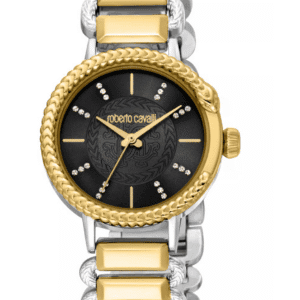 Roberto Cavalli Designer Watch - Womens Quartz Black Stainless Steel 5 ATM 30 mm