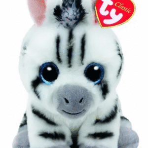 Stripes Zebra Beanie Medium – TY Beanie Babies Plush Zebra Toy
