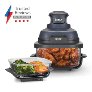 Ninja CRISPi 4-in-1 Portable Glass Air Fryer - Cyber Space - Family Set