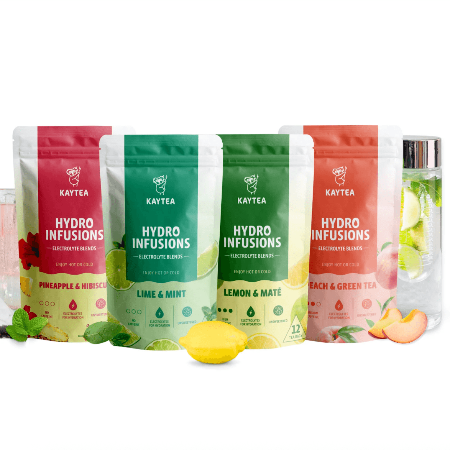 KAYTEA, Hydro Infusion 4-Pack Bundle