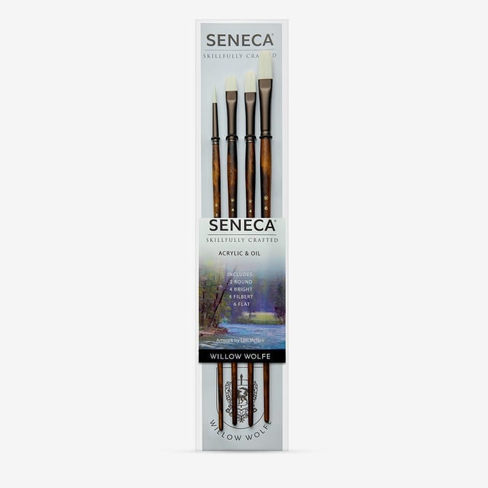Willow Wolfe : Seneca Synthetic Brush Sets – Series 1700