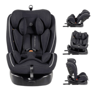 ICKLE BUBBA Rotator 360° Spin Group 0+/1/2/3 Car Seat – Black (0–12 years)