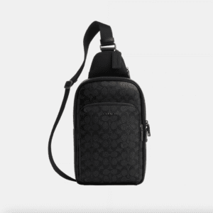 Coach Ethan Pack In Signature Canvas – Charcoal/Black