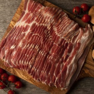 Virginia-Cure Streaky Bacon – 1kg Premium Sweet-Cured Streaky Bacon Deal