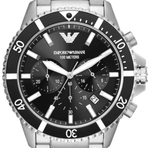 Emporio Armani AR11360 Diver Men’s Silver Watch